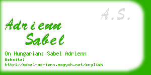 adrienn sabel business card